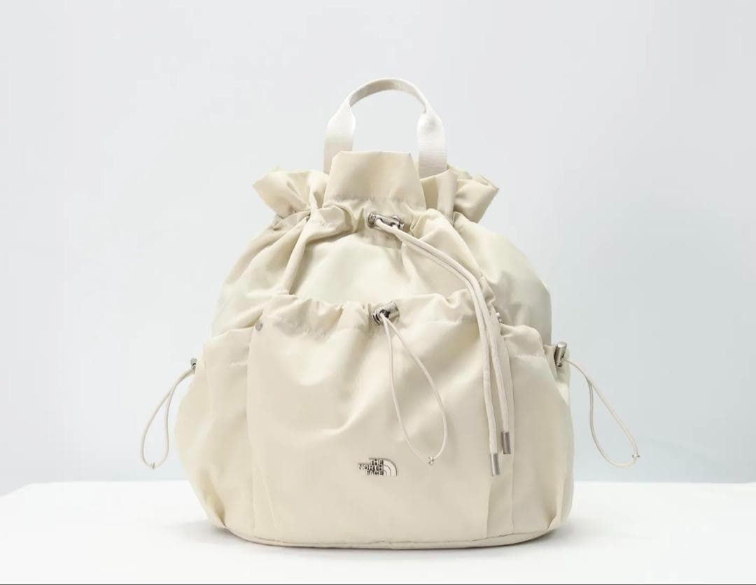 大幅値下げ✨韓国限定 ノースフェイス ボニーパックM クリーム 即日発送