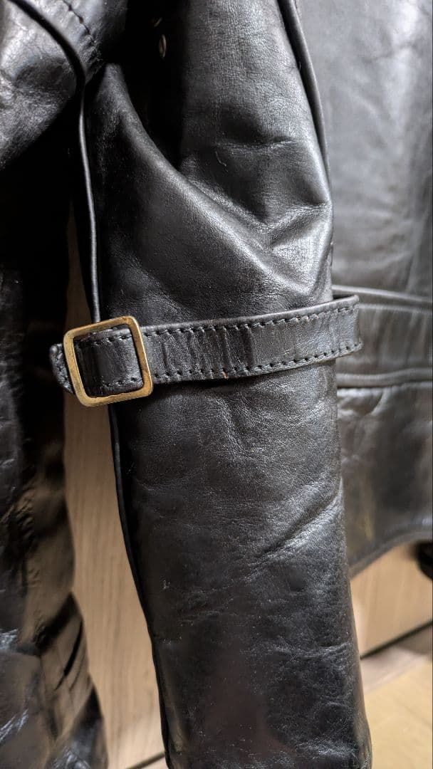 エアロレザー 革ジャン 本革 ホースハイド ステアハイド ライダース