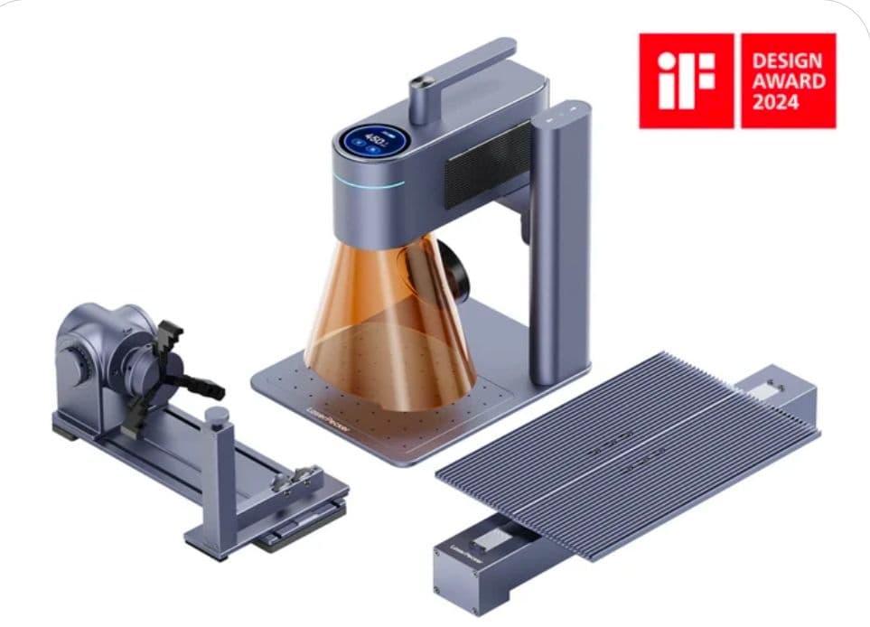 LaserPecker 4 レーザー彫刻機 回転台、スライド台