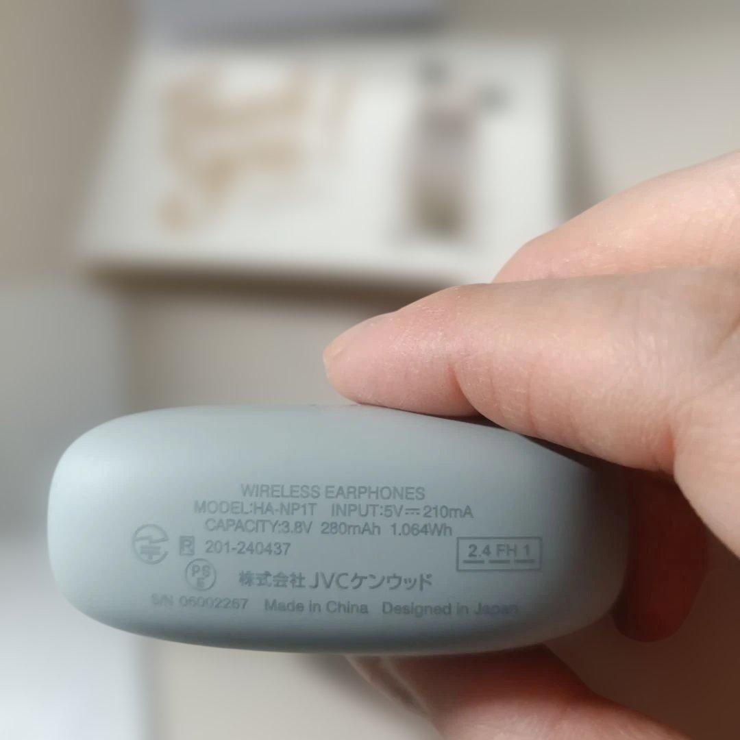 JVCケンウッド Victor HA-NP1T-H ワイヤレスイヤホン　美品