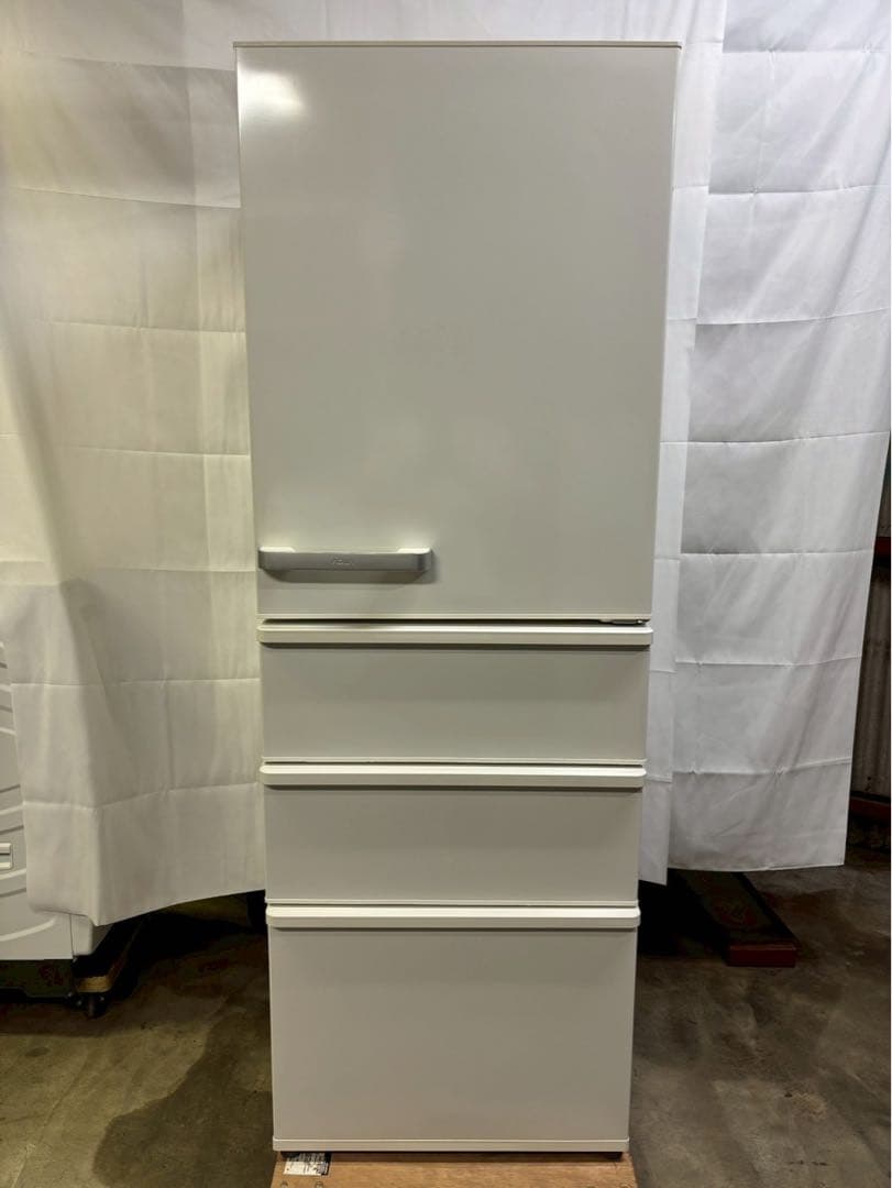 AQUA 4ドア冷蔵庫 AQR-36G(W) 2018年製 355L 右開き