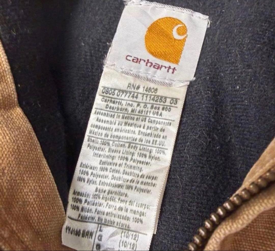 Carhartt カーハートダック地 アクティブパーカー ブラウン