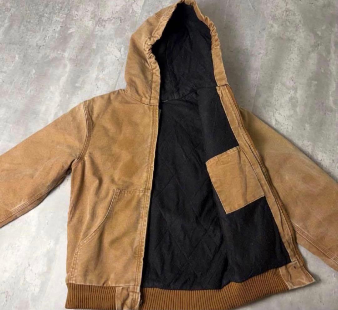 Carhartt カーハートダック地 アクティブパーカー ブラウン