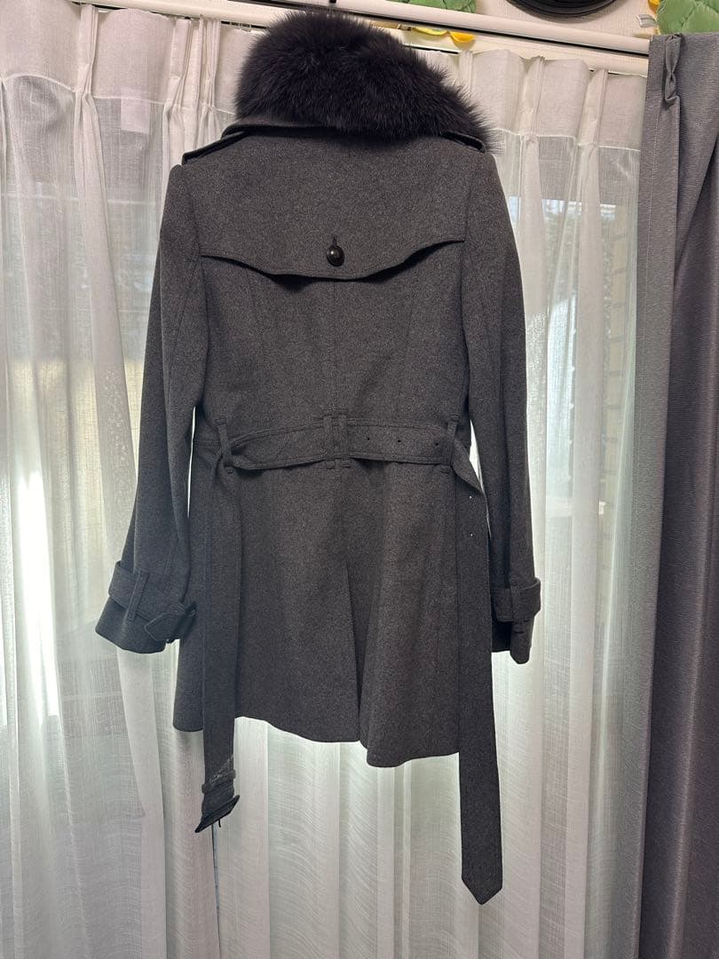BURBERRY グレー ダッフルコート 36