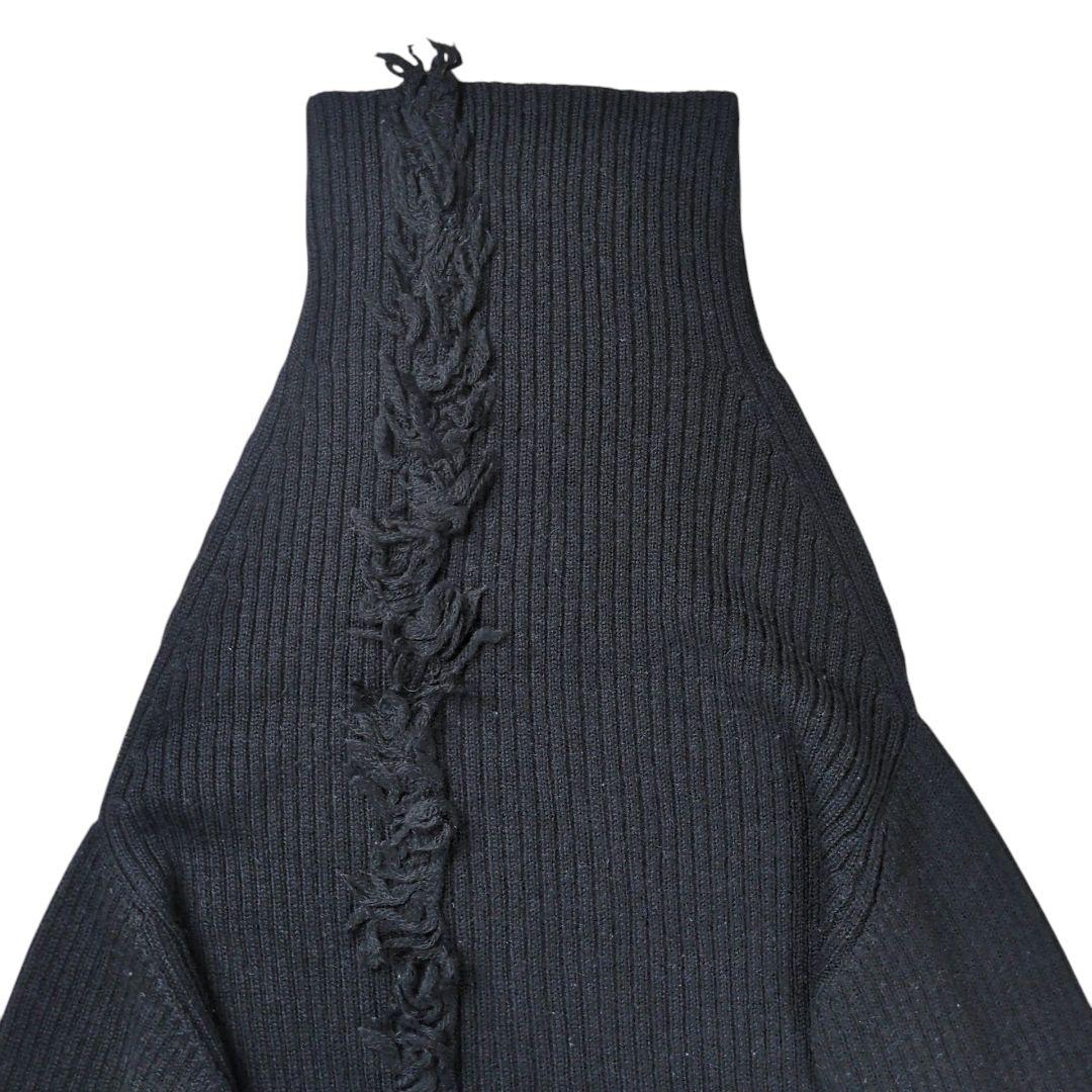 【希少】Y's ワイズ アルパカウール フリンジ オバケニット