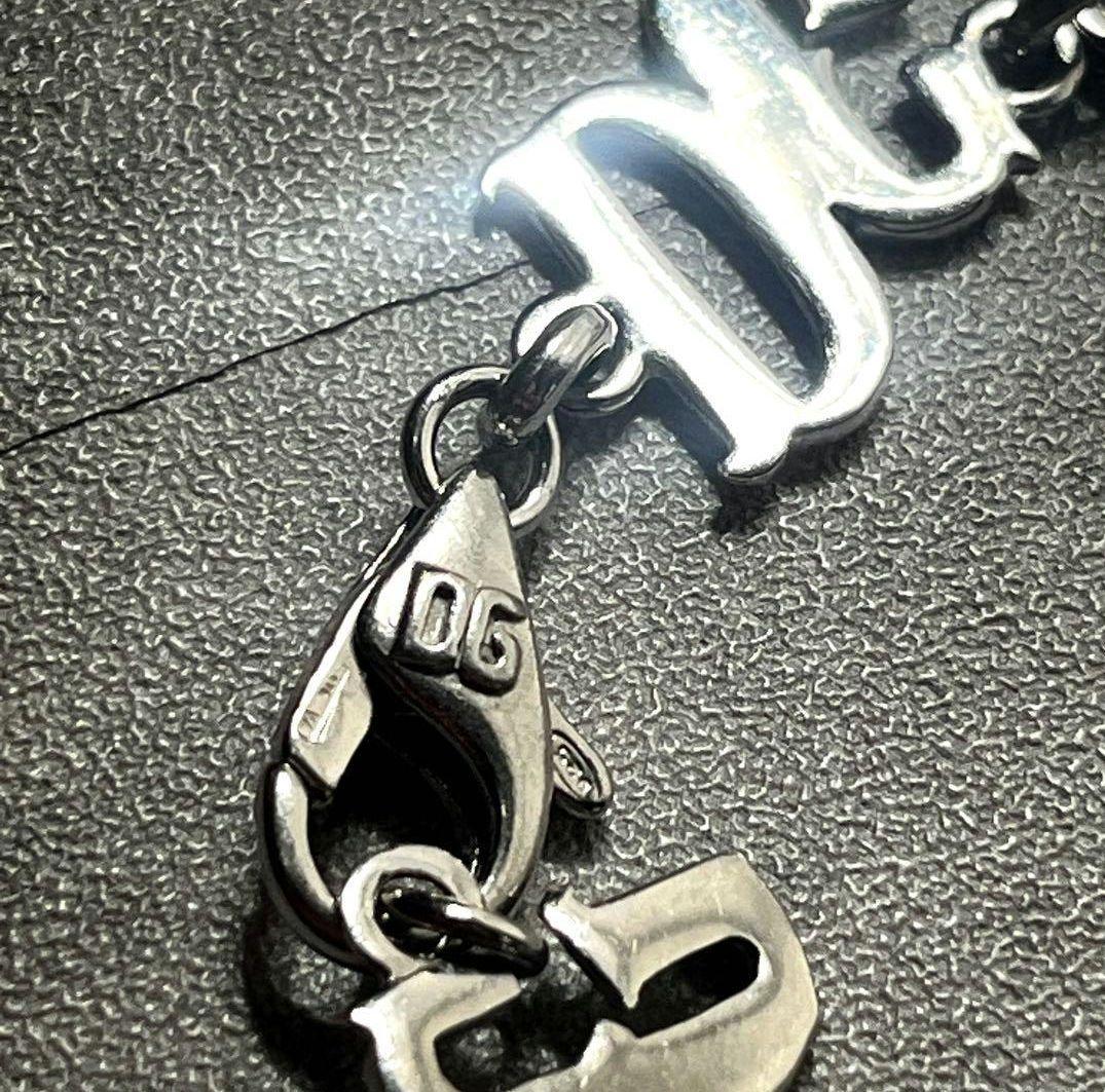 アクセサリー DOLCE&GABBANA silver925 DG LOGO bracelet