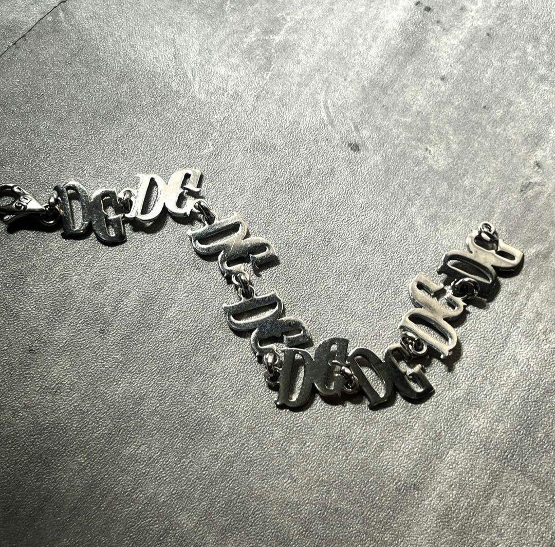 アクセサリー DOLCE&GABBANA silver925 DG LOGO bracelet