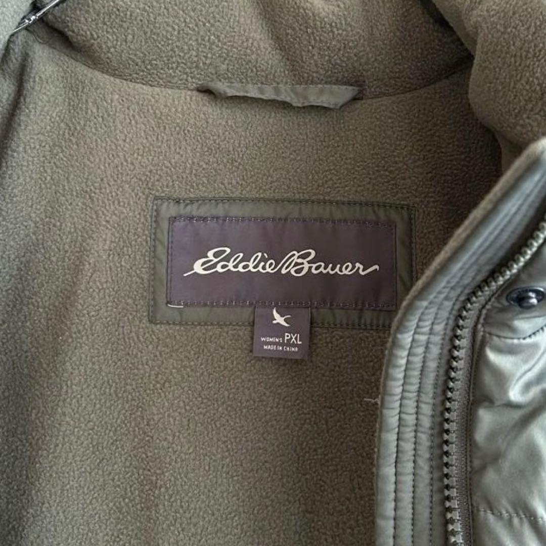 極美 Eddie Bauer ファー ロング丈 ダウンコート エディーバウアー
