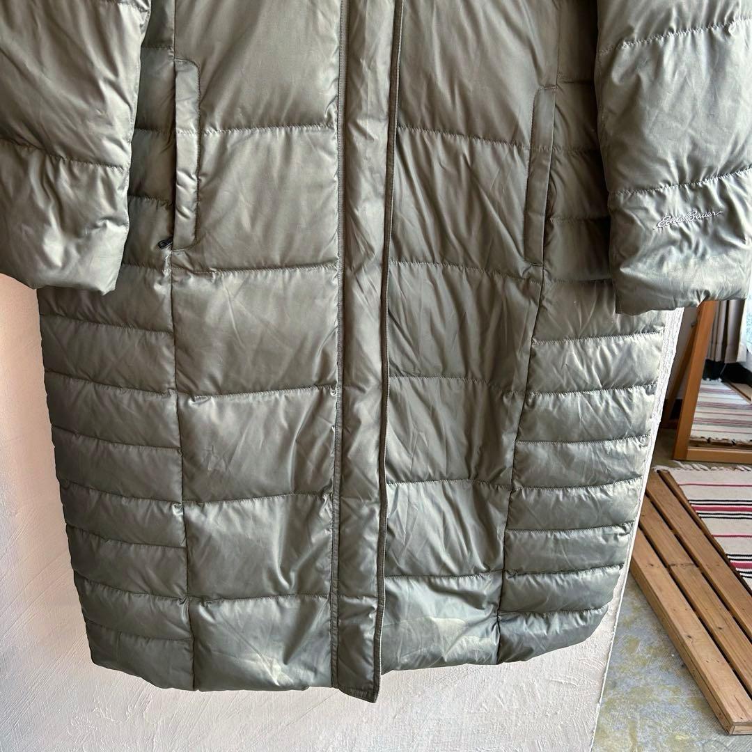 極美 Eddie Bauer ファー ロング丈 ダウンコート エディーバウアー