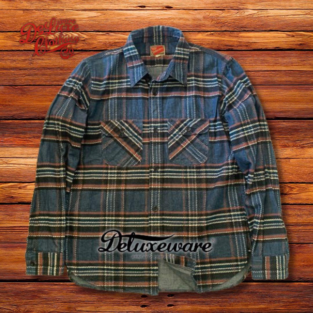 『超レア◎』Deluxeware(デラックスウエア)復刻デニムシャツ7650-A