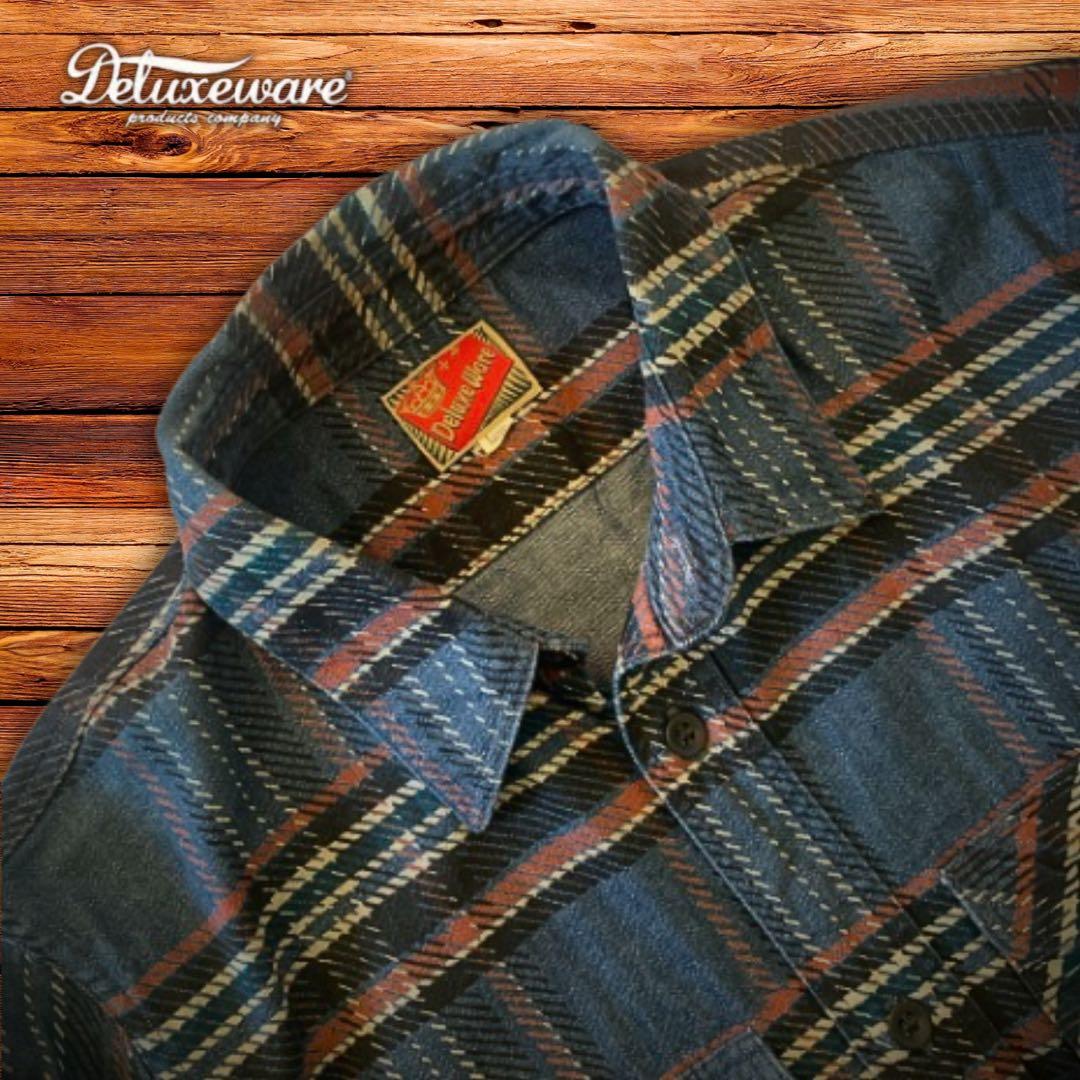 『超レア◎』Deluxeware(デラックスウエア)復刻デニムシャツ7650-A