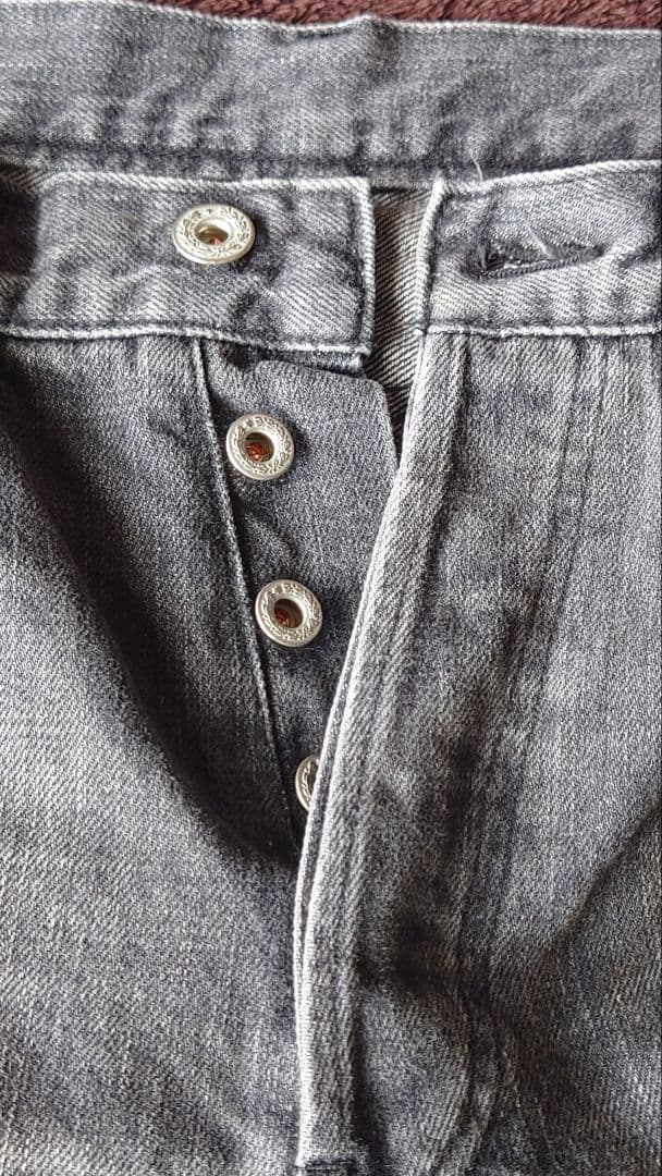 H.UNIT(エイチユニット）/BLACK DENIM USED加工/24AW