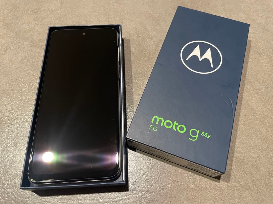 最終値下げ！！新品未使用ケース付き！Motorola moto g 53y 5G