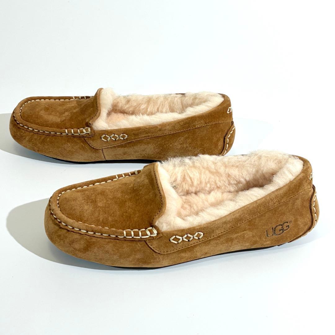 未使用級✨ UGG アグ ANSLEY アンスレー モカシン ブラウン 23cm