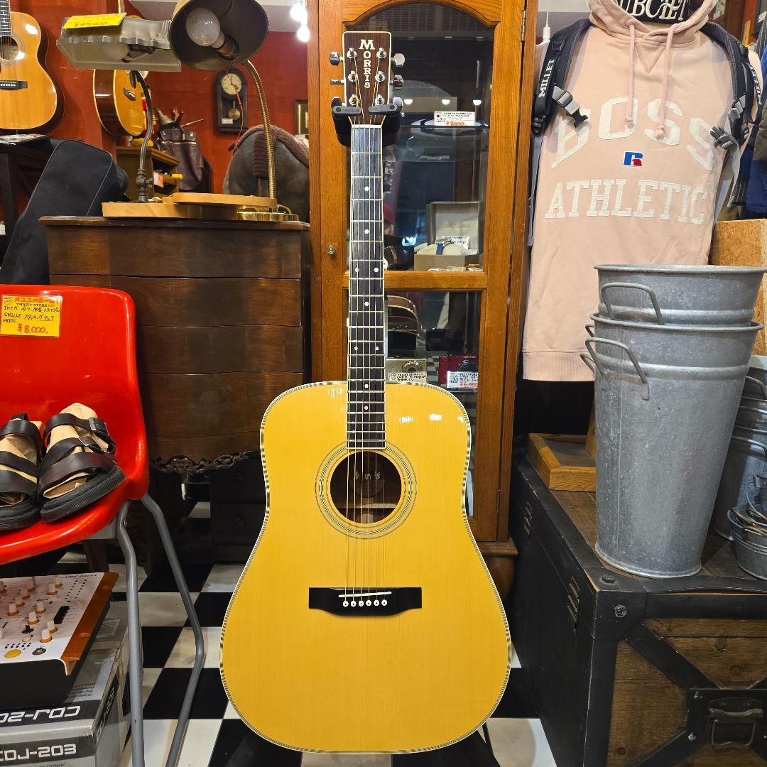 【美品】MORRIS 縦ロゴ MD-512 ビンテージ アコースティックギター