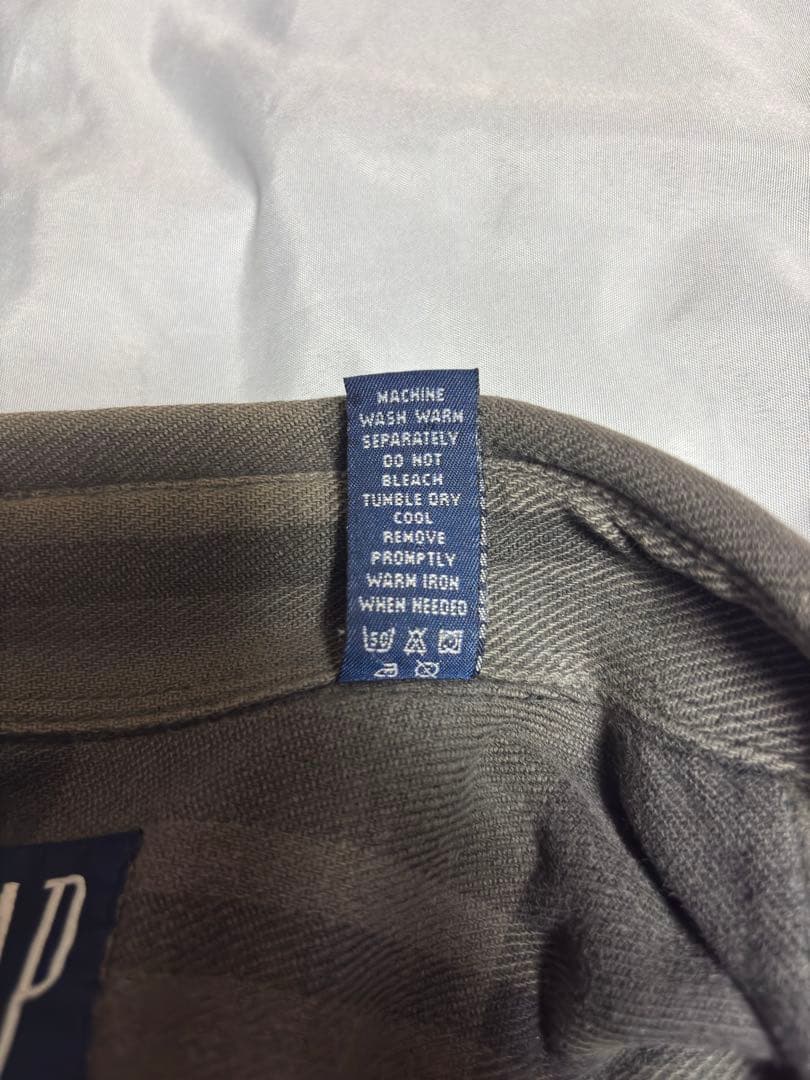 【古着】old GAP 90s vintage ボックスヘビーコットンシャツ L