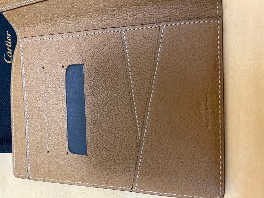 未使用　カルティエ　パスポートケース2点　ペア　夫婦　カップル　Cartier