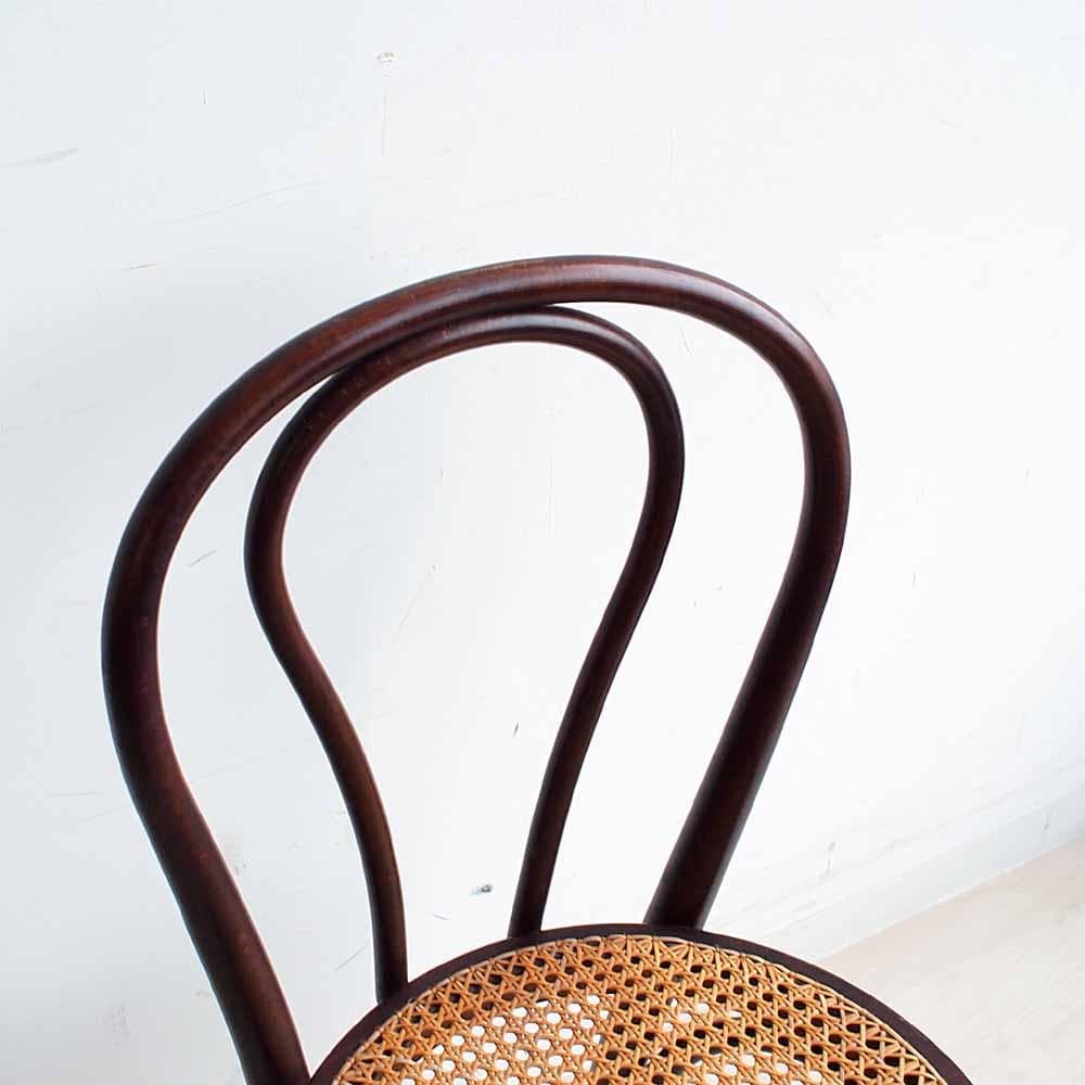 70s 80s 秋田木工 ラタン ベントウッドチェア A ZR24302