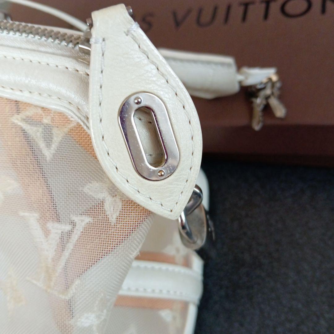 Louis Vuitton 　ロックイットバッグ　透明 　ロゴ入りメッシュ　夏