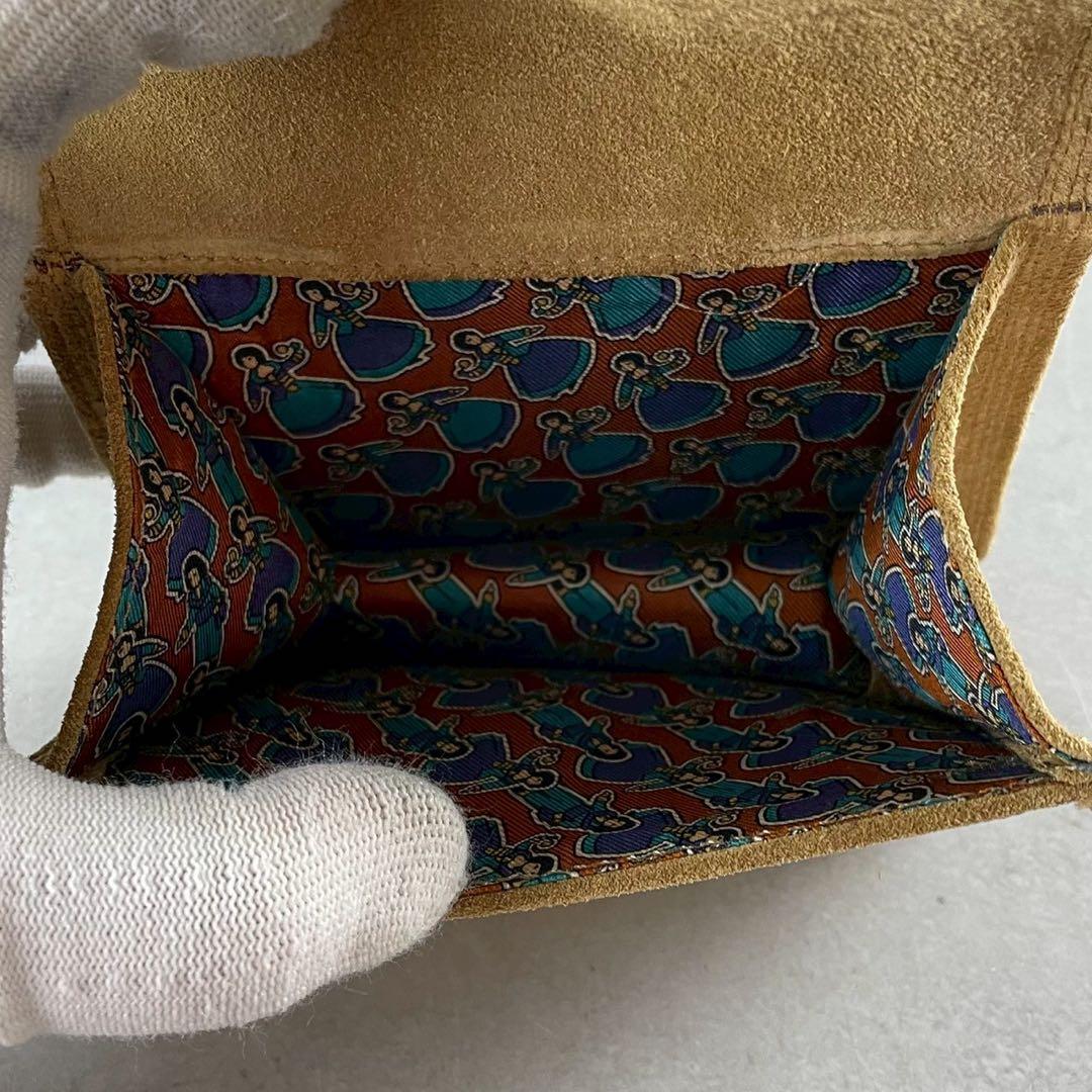 超希少 美品✨LOEWE 2wayミニウエストバッグ アナグラム スエード 総柄