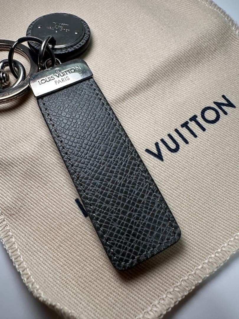 【ルイ・ヴィトン】 訳ありレザー キーホルダー