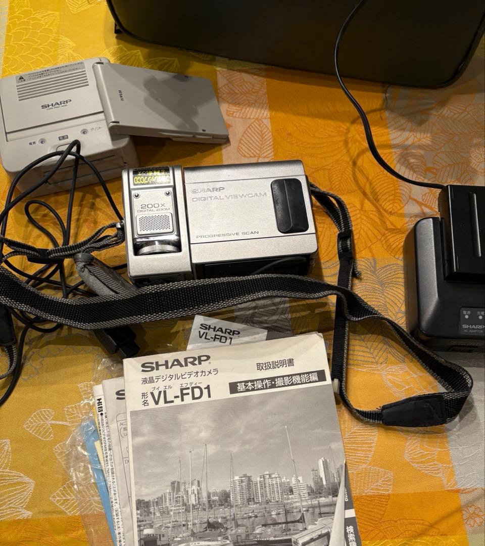 SHARP シャープ VL-FD1 液晶デジタルビューカム ビデオ　バッグ有