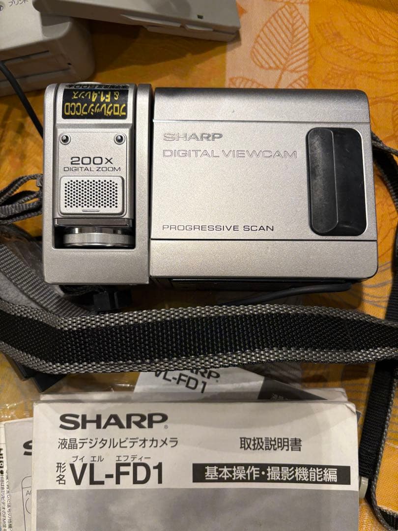 SHARP シャープ VL-FD1 液晶デジタルビューカム ビデオ　バッグ有