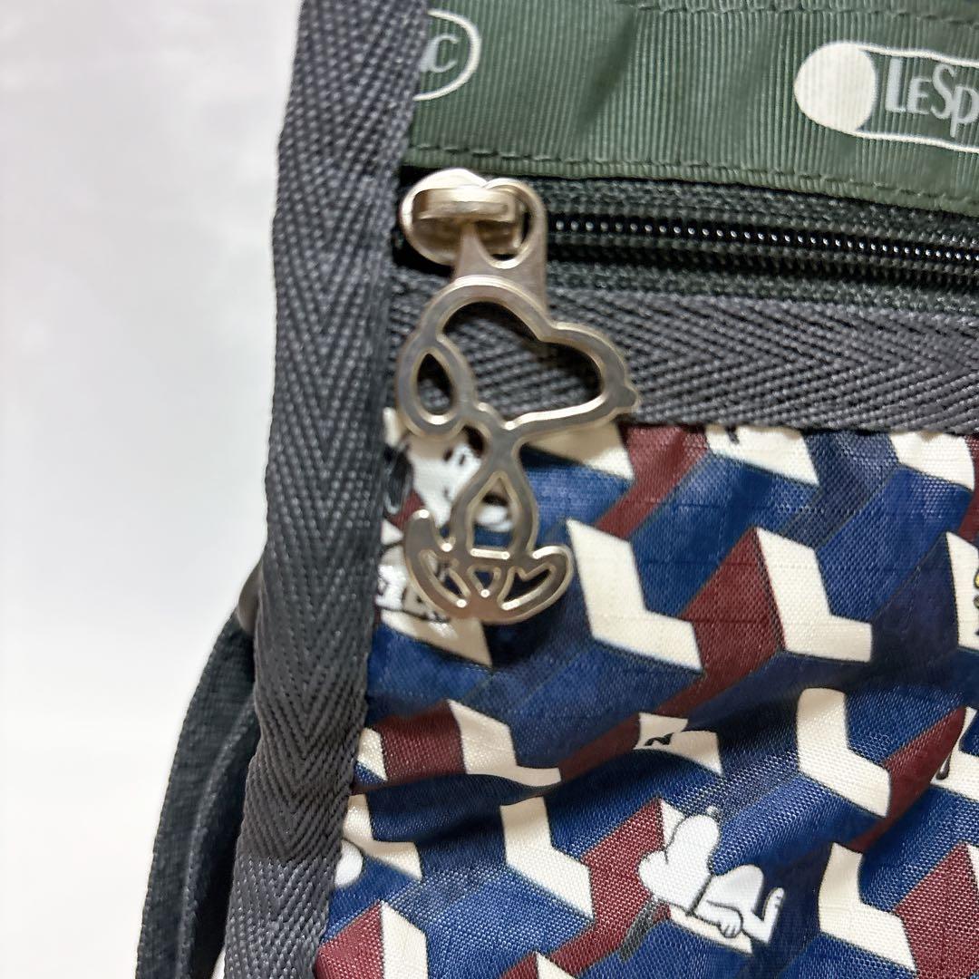 【美品】レスポートサック スヌーピー ボストンバッグ 2way 大容量 旅行