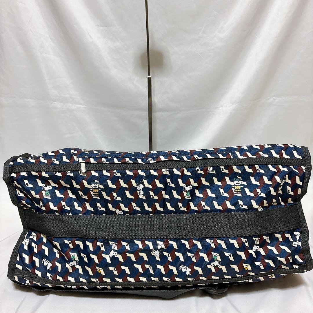 【美品】レスポートサック スヌーピー ボストンバッグ 2way 大容量 旅行
