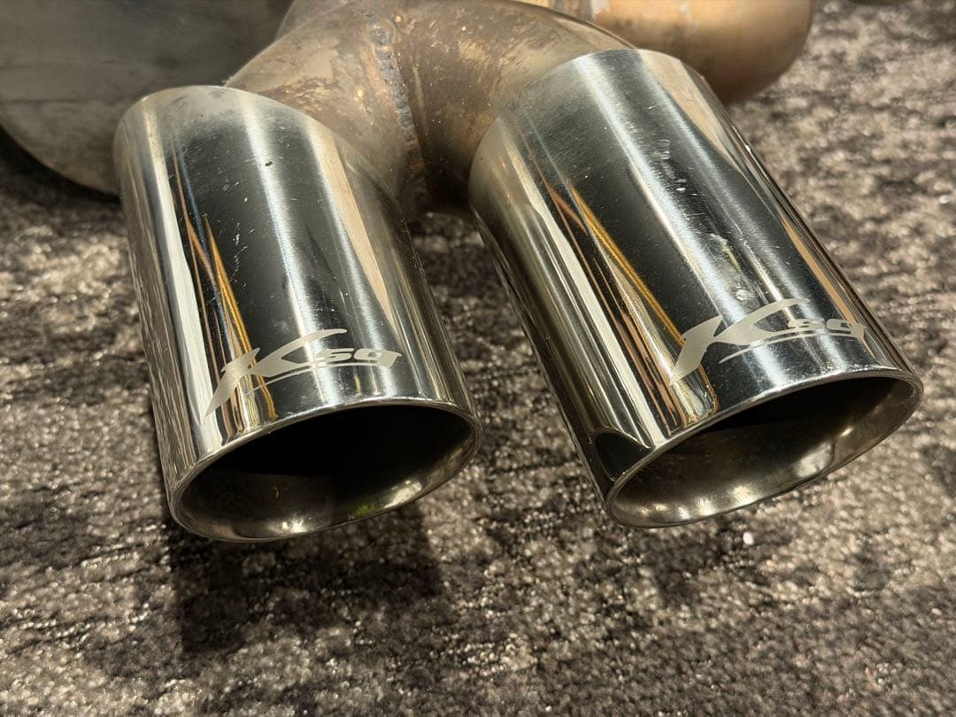 KSG ステンレス デュアルテールエンドマフラー