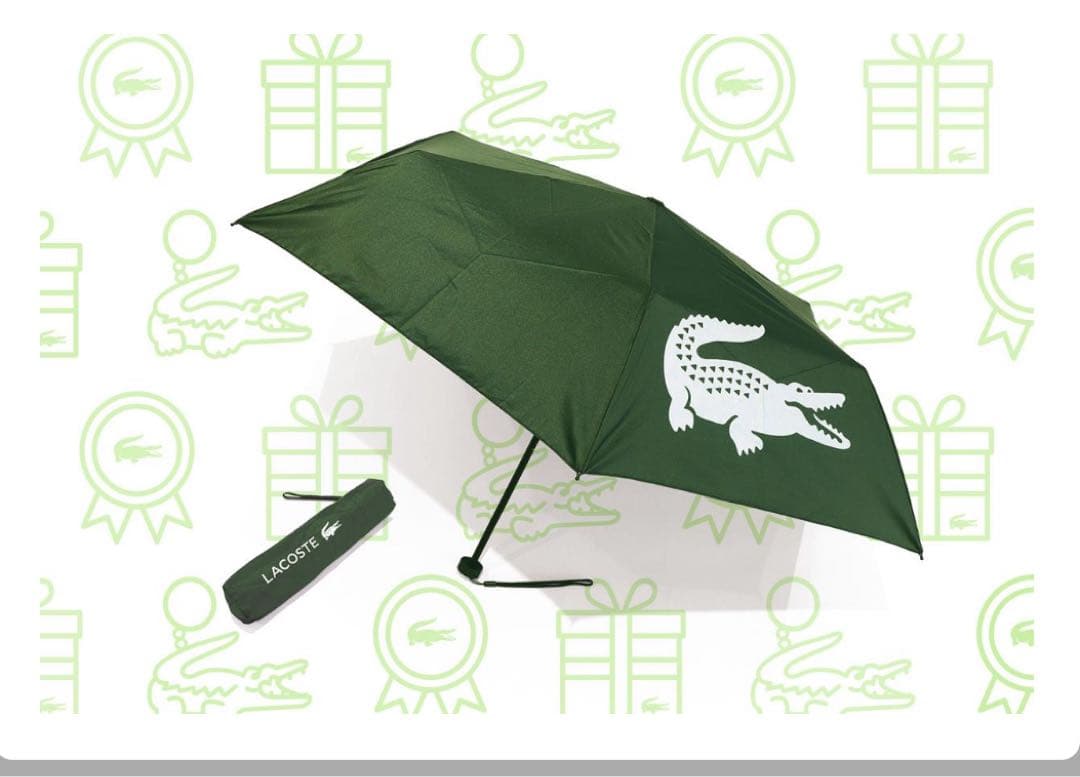 ラコステ ノベルティ非売品 リュック タンブラー 折り畳み傘 アンブレラ 新品