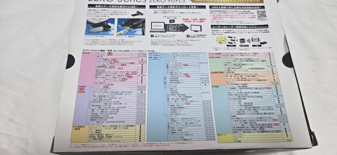 未使用 コムテック ZERO 909LS レーダー探知機