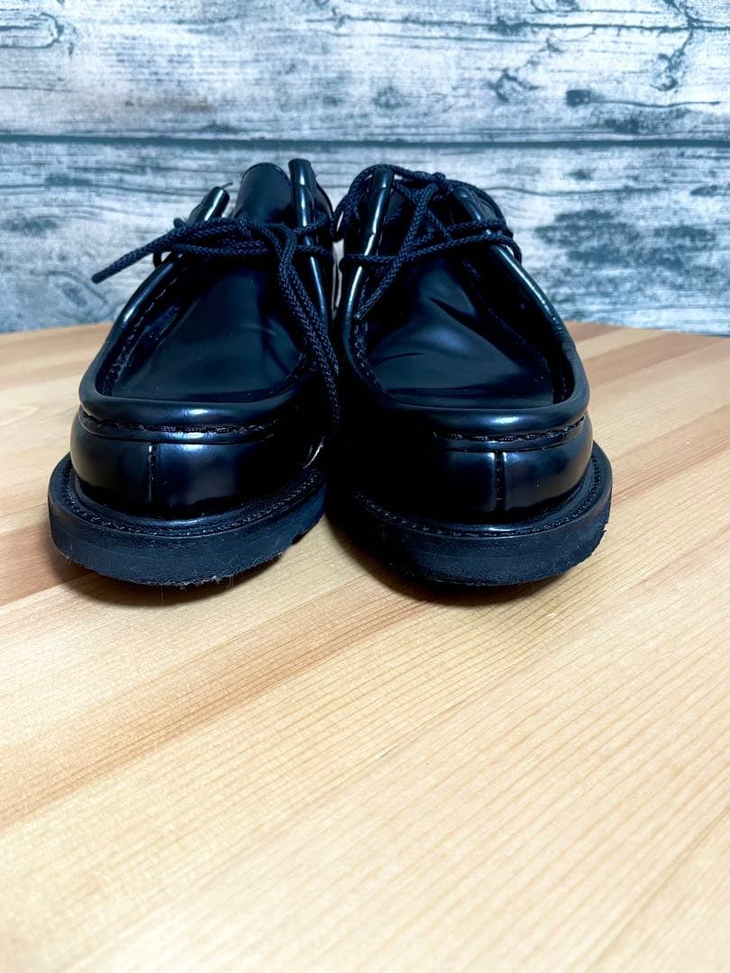 Paraboot MICHAEL ガラスレザー ブラック 4(24cm)ほぼ新品