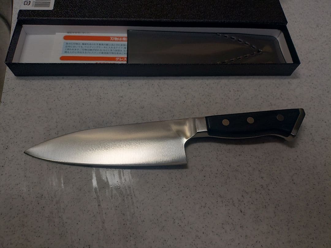 新品　グレステン　洋出刃 　16cm