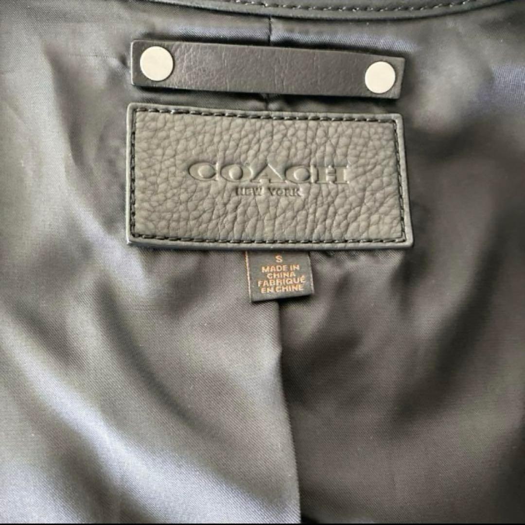 超美品 COACH レザージャケット Sサイズ