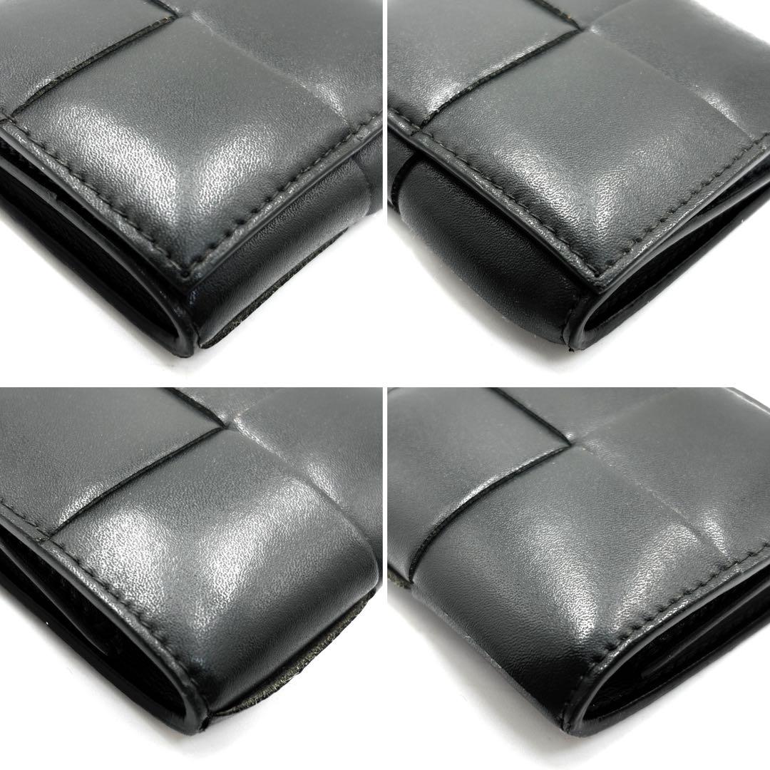 【現行・極美品】ボッテガヴェネタ カセット 折り畳みパース ダークグリーン