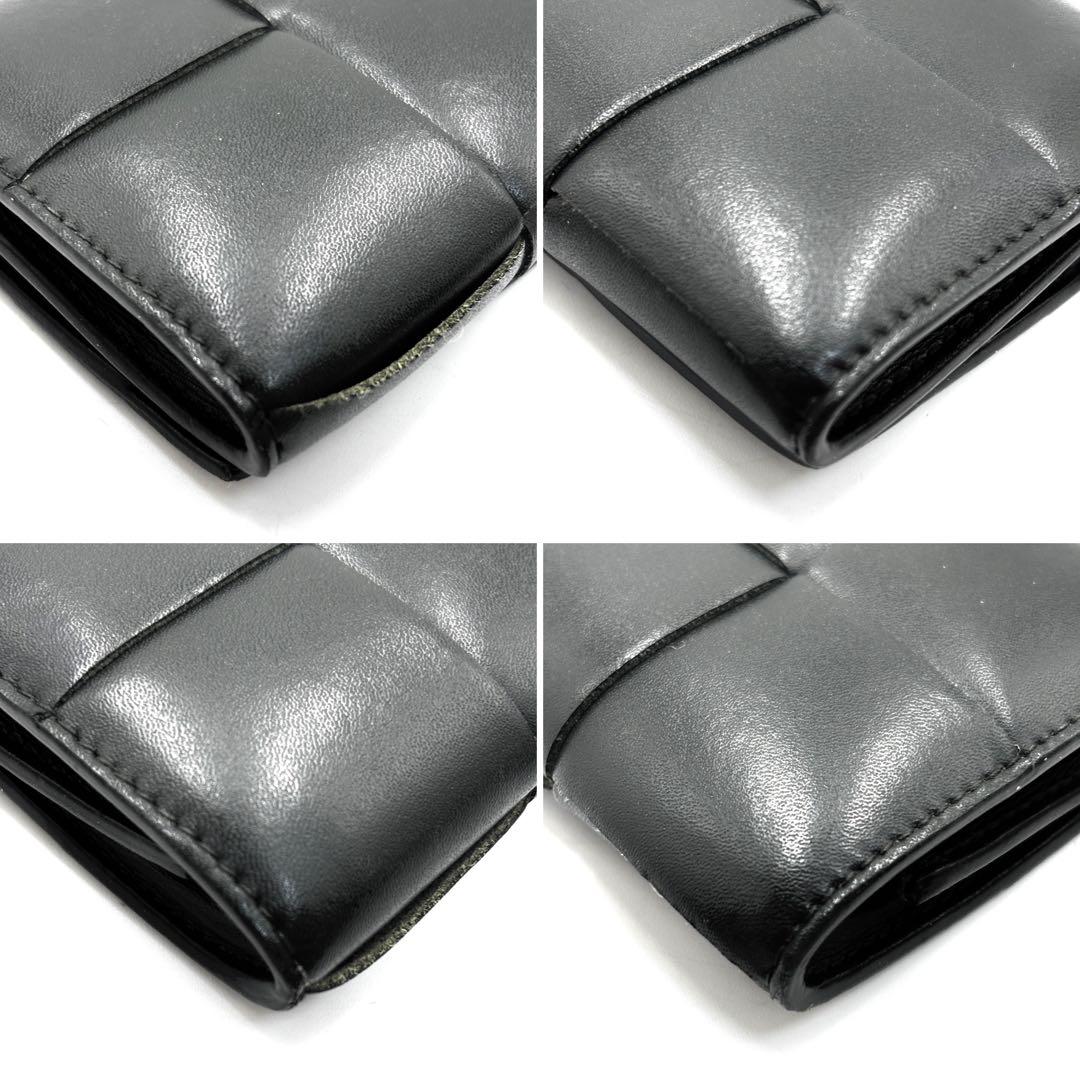 【現行・極美品】ボッテガヴェネタ カセット 折り畳みパース ダークグリーン