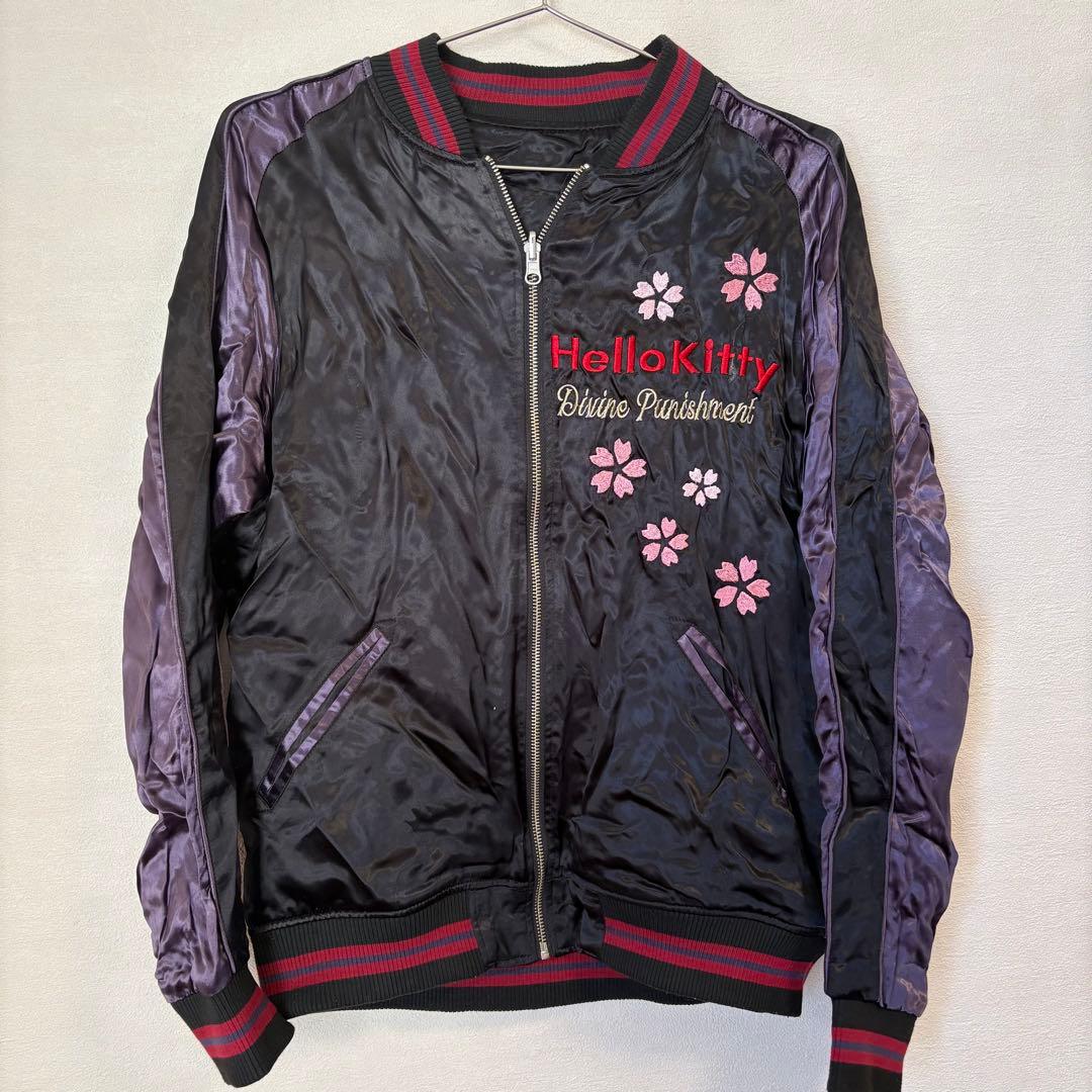 アルト　抜刀娘 絡繰魂 Hello Kitty 刺繍スカジャン