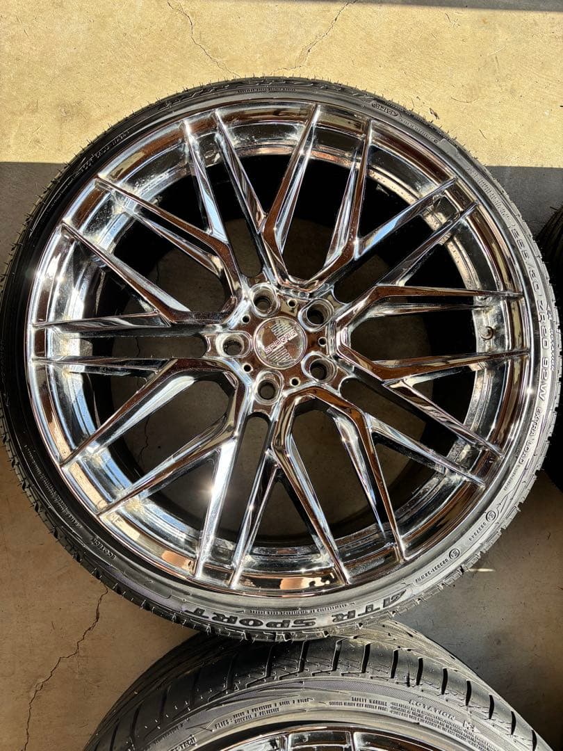 y*様 Sporza 20インチ　8.5J 10j ホイール　114.3