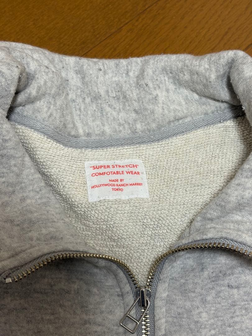 HOLLYWOOD RANCH MARKET スウェット ハーフジップ