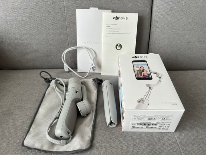 【3回使用　美品】DJI OM5 アテネグレー