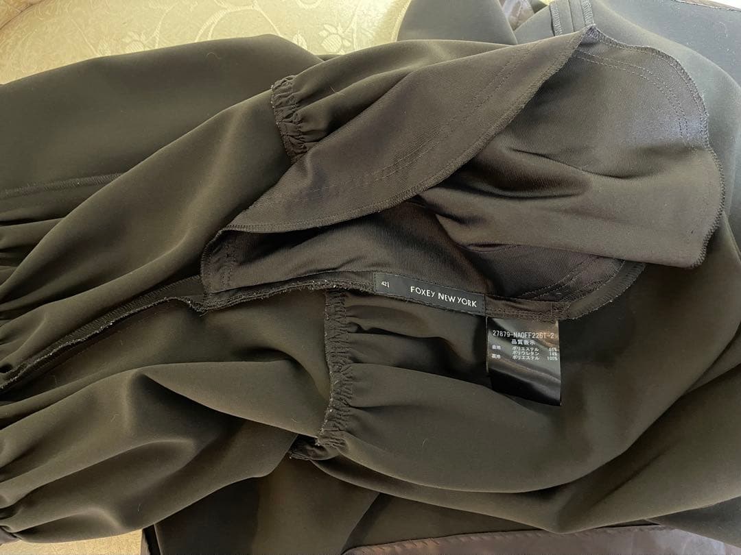 (みみ)茶色 FOXEY エンパイアドレス42 ＆ ボレロ42