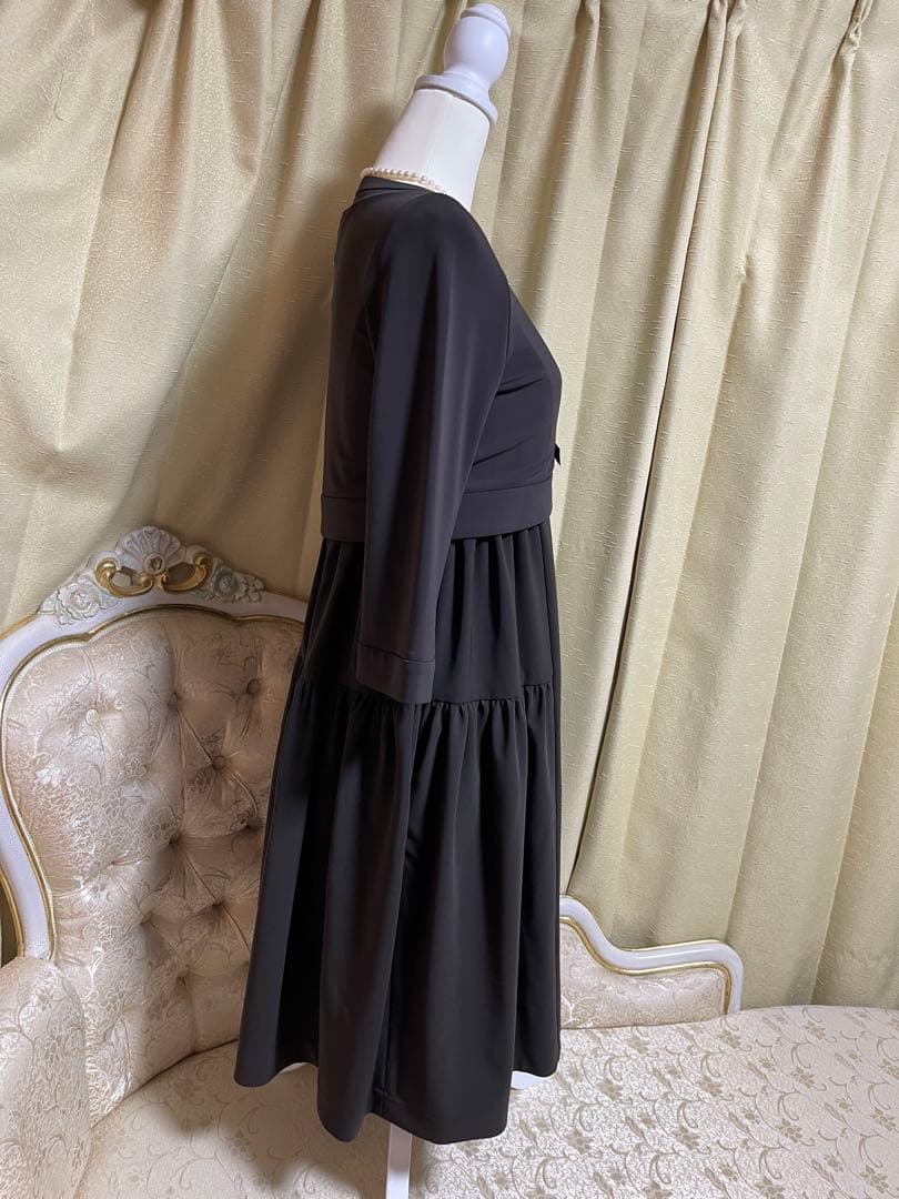 (みみ)茶色 FOXEY エンパイアドレス42 ＆ ボレロ42