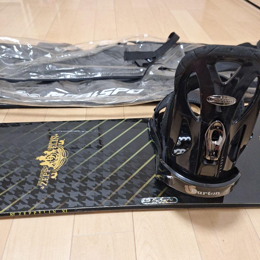 【156cm】K2スノーボード&BURTONビンディングセット　ケース付き