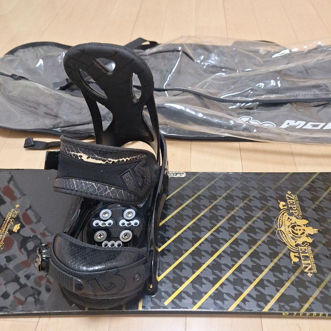 【156cm】K2スノーボード&BURTONビンディングセット　ケース付き