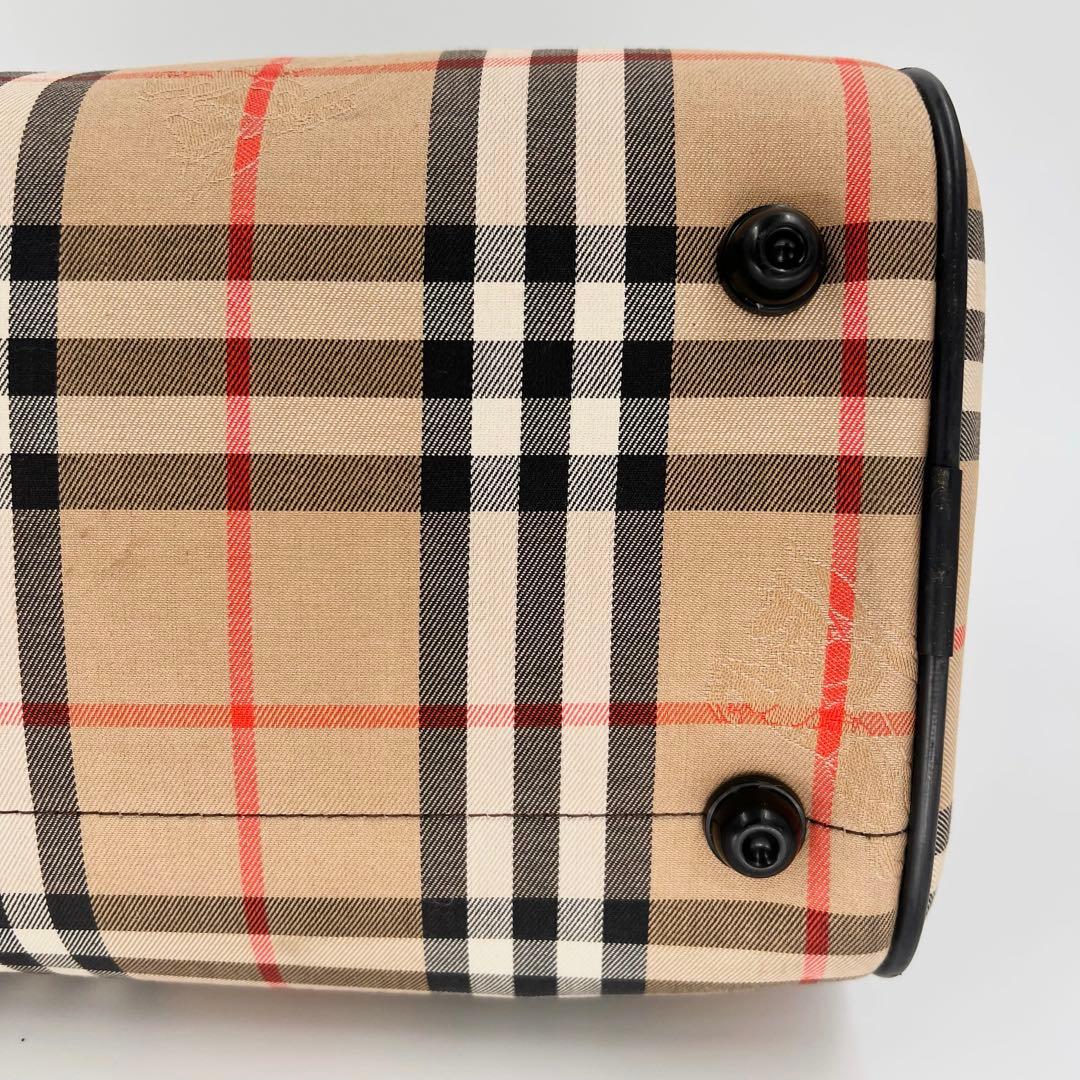 バーバリー ノバチェック ミニボストン バッグ 質屋鑑定済み
