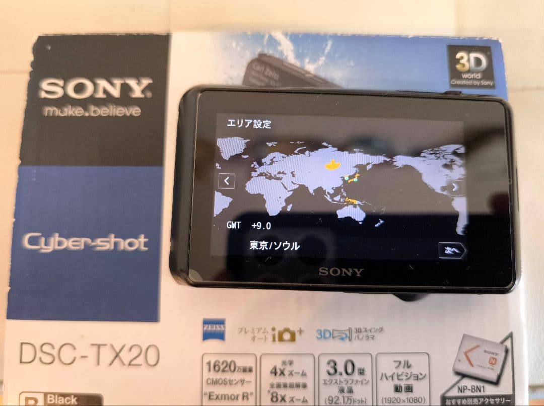 SONY Cyber-shot DSC-TX20 ブラック 防水 動作確認済み