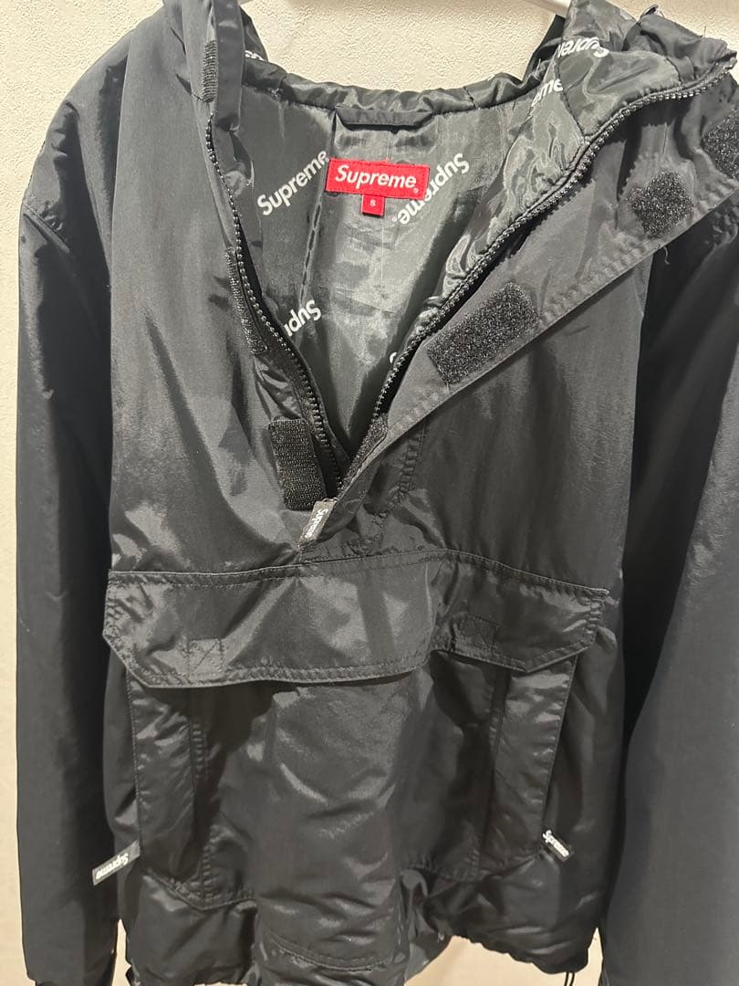 Supreme ブラック マウンテンパーカー