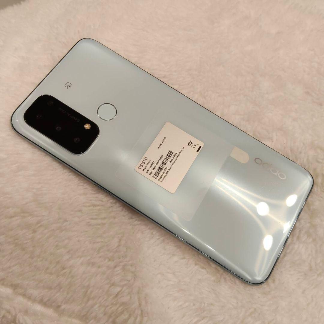 OPPO スマートフォン 本体 アイスブルー
