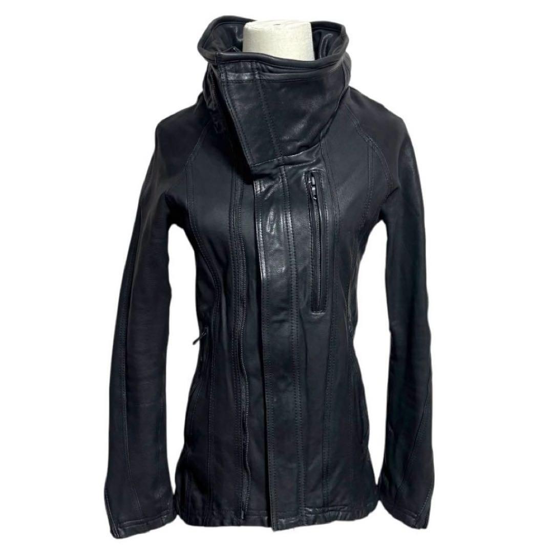 00s Y2K CIVARIZE leather jacket 変形 本革